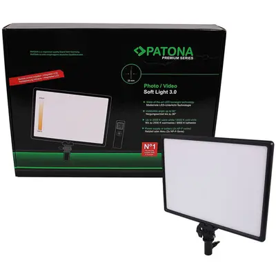 Patona Lampa LED Patona SL-288ARC cu temperatura reglabila 2500-8500K + telecomanda wireless-4292