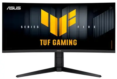 Monitor Gaming VA LED Asus 34inch VG34WQL5A, WQHD (3440 x 1440), HDMI, DisplayPort, Boxe, 200 Hz…