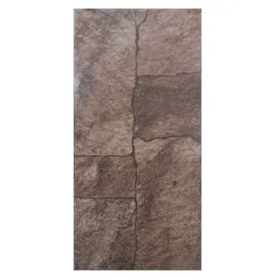Gresie exterior / interior antiderapanta Daco Brown 30 x 60 cm mata portelanata tip piatra