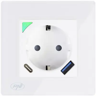 Priza inteligenta PNI SmartHome WP202 WiFi, montaj ingropat, control prin internet, aplicatie…