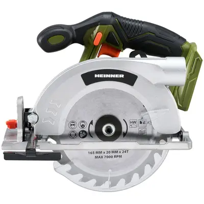 HEINNER Fierastrau circular Heinner HR-LFC001, 18 V, 165 mm dimensiune lama, 4200 RPM, tehnologie…