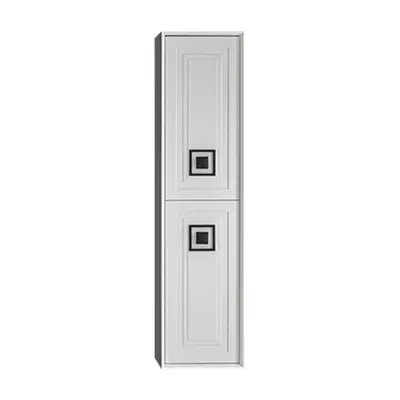 Dulap baie suspendat Riga alb 35x140 cm