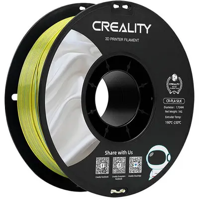 Creality Filament de imprimanta 3D Creality CR-Silk, galben-albastru