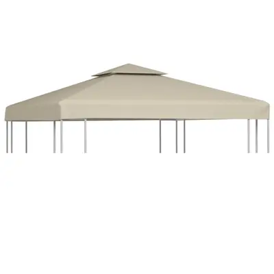Copertina de rezerva acoperis pavilion, bej, 3x3 m, 310 g/m2