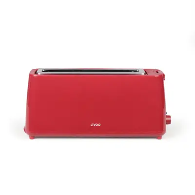 Prajitor de paine cu sloturi lungi Livoo DOD168RC, 750 W