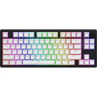 HATOR Tastatura Gaming Hator Skyfall Mag Ultra 8K, Wired, Wireless 2.4Ghz, Bluetooth, Aurum Ice…