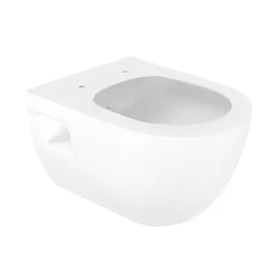 Vas WC suspendat rimless Celesta Brillo 53 x 35 5 cm ceramica alb mat