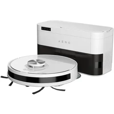 AENO Aspirator robotic Aeno ARC0006S, 4000Pa, 3000 mAh, 120 m2, Mapare, Wi-Fi, Comenzi vocale…