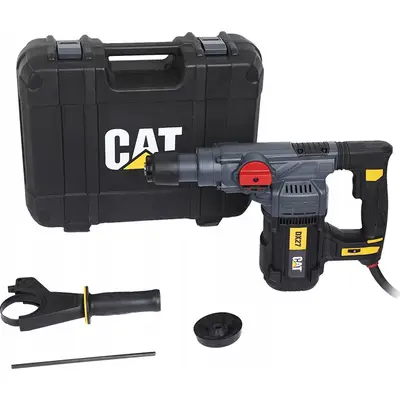 CAT Ciocan rotopercutor CAT, 1500W, 0-920RPM, 5J, SDS Plus, 4 functii, maner antivibratii, cutie…