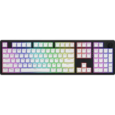 HATOR Tastatura Gaming wireless Hator Skyfall 100, Alb-negru