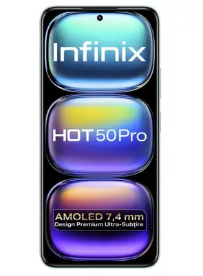 Telefon Mobil Infinix Hot 50 Pro, Procesor Mediatek Helio G100, Ecran AMOLED 6.78inch, 8GB RAM…