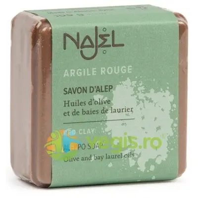 Sapun de Alep cu Argila Rosie 100g