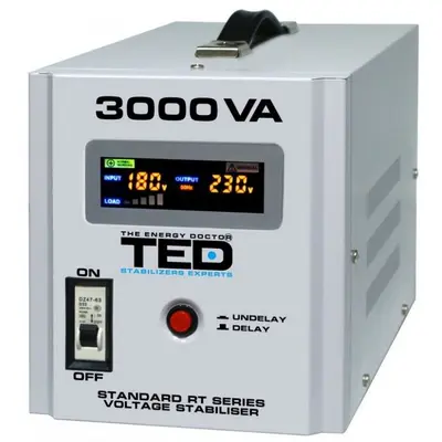 Stabilizator de retea maxim 3000VA / 1800W TED000149