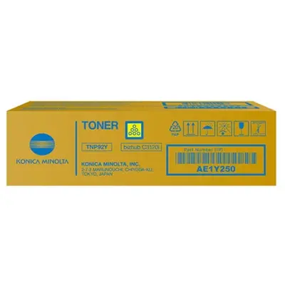 Konica Minolta Cartus Toner Original Konica Minolta TNP92Y, Galben, 4000 pagini, pentru Bizhub…