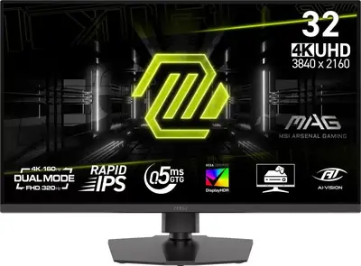 Monitor Consumer MSI MAG 322URDF E16, 31.5", 3840 x 2160 pixeli, Black, 2 ani Garantie
