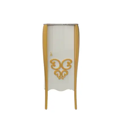Dulap soldat baie Pierre Cardin Hermitage alb 70x162 cm