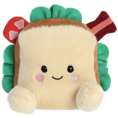 HERMA Jucarie de plus de tinut in palma, Aurora Palm Pals, Sandwich, 13 cm