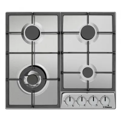hansa Plita incorporabila pe gaz Hansa, 60 cm, comenzi frontale, WOK, 4 arzatoare, gratare fonta…