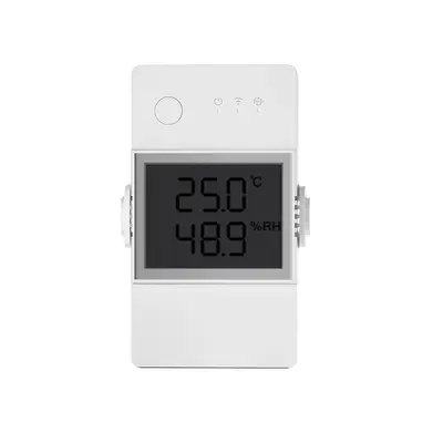 Releu inteligent Wi-Fi Sonoff THR316D, Temperatura & umiditate, Monitor LCD