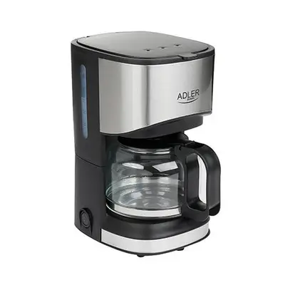 Cafetiera Adler AD 4407, Sticla/Inox, 550 W, Recipient de 0.7 l, Sistem anti-picurare, Filtru…