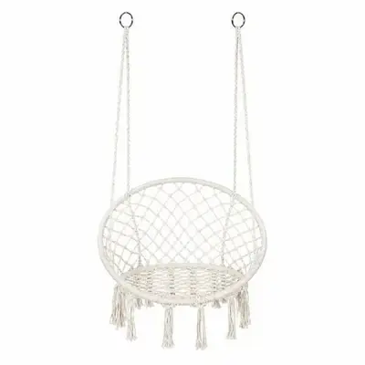 Leagan suspendat Boho, Baby Mix, Pentru gradina si interior, Dimensiuni 80×60×120 cm, Sustinere…