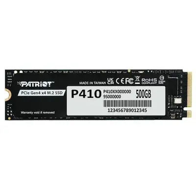 Patriot SSD Patriot Memory Viper P410, capacitate 500GB, PCI-Express 4.0 x4, M.2 NVMe
