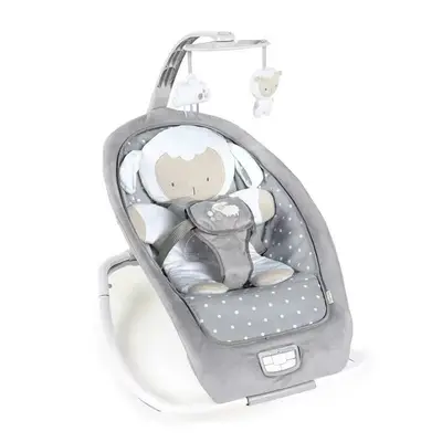 Sezlong balansoar, Ingenuity, Cuddle Lamb, 2 in 1, Cu inclinare spatar in 3 pozitii, Cu melodii si…