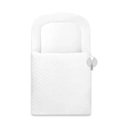 Paturica de infasat, Qmini, Pentru botez si nu numai, Cu fermoar, 72x45 cm, Din catifea matlasata…
