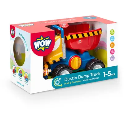 WOW Toys Jucarie pentru copii WOW Toys, Autobasculanta, Dustin Dump Truck, 1-5 ani