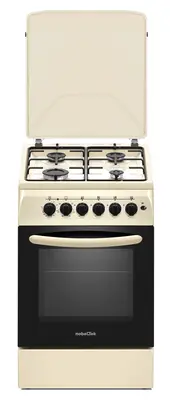 Aragaz Nobeltek NLT 5604B/E1, 50x60, plita gaz si cuptor electric, ventilator, aprindere electrica…