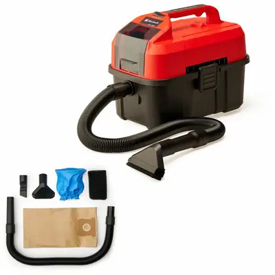 Einhell Aspirator umed/uscat pe acumulator Einhell TE-VC 18/10 Li-Solo, 18 V, tehnologia PXC, 10 l…