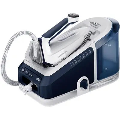 BRAUN Statie de calcat Braun CareStyle 7 Pro IS7282BL, 2700W, 8 bar, abur variabil 180g/min, jet de…