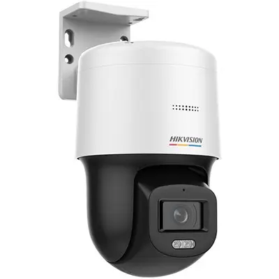 Camera IP ColorVu PT Hikvision DS-2DE2C200SCG-E(F1), 2MP, lentila 4mm, lumina alba 30m, microfon…