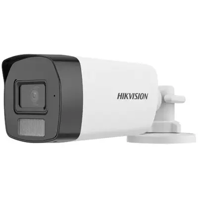 Camera Dual Light Turbo HD Hikvision DS-2CE17D0T-LFS, 2MP, lentila 2.8mm, IR 40m, lumina alba 40m…