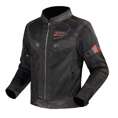 Geaca moto LS2 Garda Air Man, culoare negru rosu, marime M