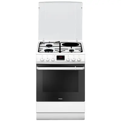 hansa Aragaz Hansa FCMW68209, 3 arzatoare/ 1 zona de gatire, Mixt , Grill, Rotisor, Timer, Clasa A…