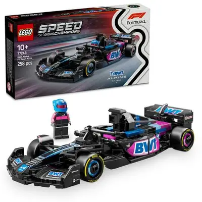 LEGO Speed Champions - Masina de curse BWT Alpine F1 Team A524 77248, 258 piese