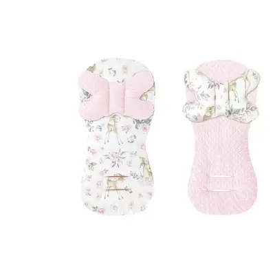 Protectie textila, MimiNu, Pentru carucior, scaun auto si scaun de bicicleta, Cu perna Butterfly…