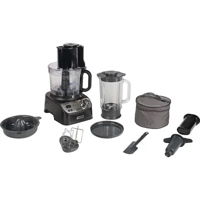 Kenwood Robot de bucatarie Kenwood MultiPro XL Weigh+ black, 1000W, cantar integrat, blender