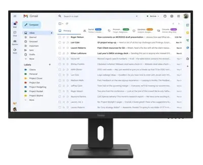 Monitor IPS Lenovo ThinkVision 27inch E27-40, Full HD (1920 x 1080), VGA, HDMI, DisplayPort, Boxe…