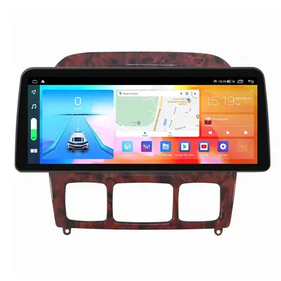 Navigatie dedicata cu Android Mercedes S-Class W220 1998 - 2005, 4GB RAM, Radio GPS Dual Zone…