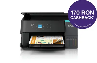 Multifunctionala Epson EcoTank L4360, Color, A4, Duplex imprimare, Wi-Fi