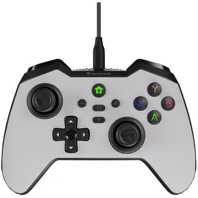 Genesis Gamepad Genesis Mangan 300, USB-C, 19 butoane, Vibratii, PC/Android/Nintendo Switch, Alb