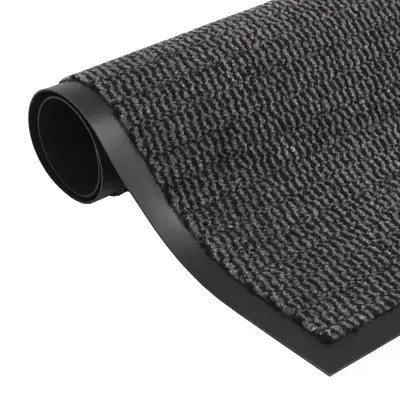 Covor usa anti-praf, antracit, 90x150 cm, dreptunghiular