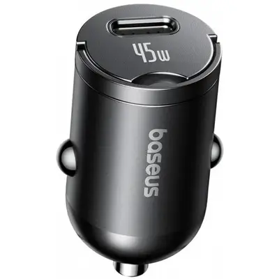 BASEUS Incarcator Auto Cu Cablu USB-C Baseus PrimeTrip VP2, 45W, 3A, 1 x USB-C, Negru C0206800