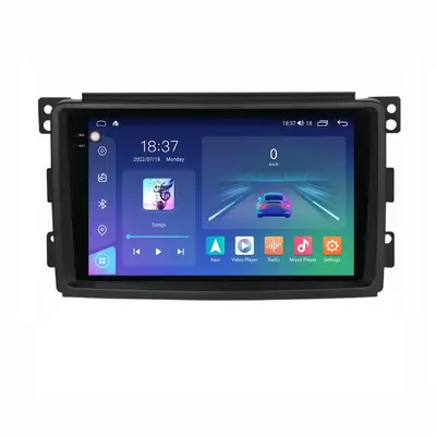 Navigatie dedicata cu Android Smart Fortwo 2007 - 2010, 4GB RAM, Radio GPS Dual Zone, Display 2K…