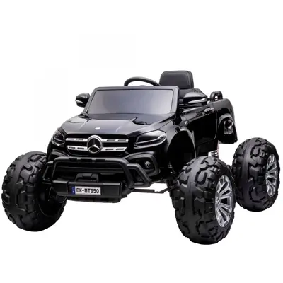 Masinuta electrica Mercedes X-Class Monster Truck, 180W, 4x4, roti moi, scaun tapitat, telecomanda…