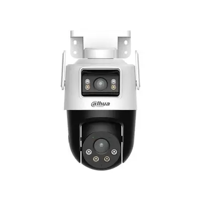 Camera supraveghere duala rotativa IP Dome WiFi PT Dahua P5D-5F-PV-0280B, 5 MP + 5 MP, 2.8 mm + 6…