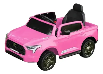 Masinuta electrica pentru copii, Toyota Tundra I-max Force, 12V 80W, echipata premium, roz