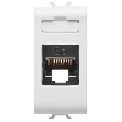 Priza date RJ45 CAT5E FTP 1M Gewiss Chorus GW10422, alb